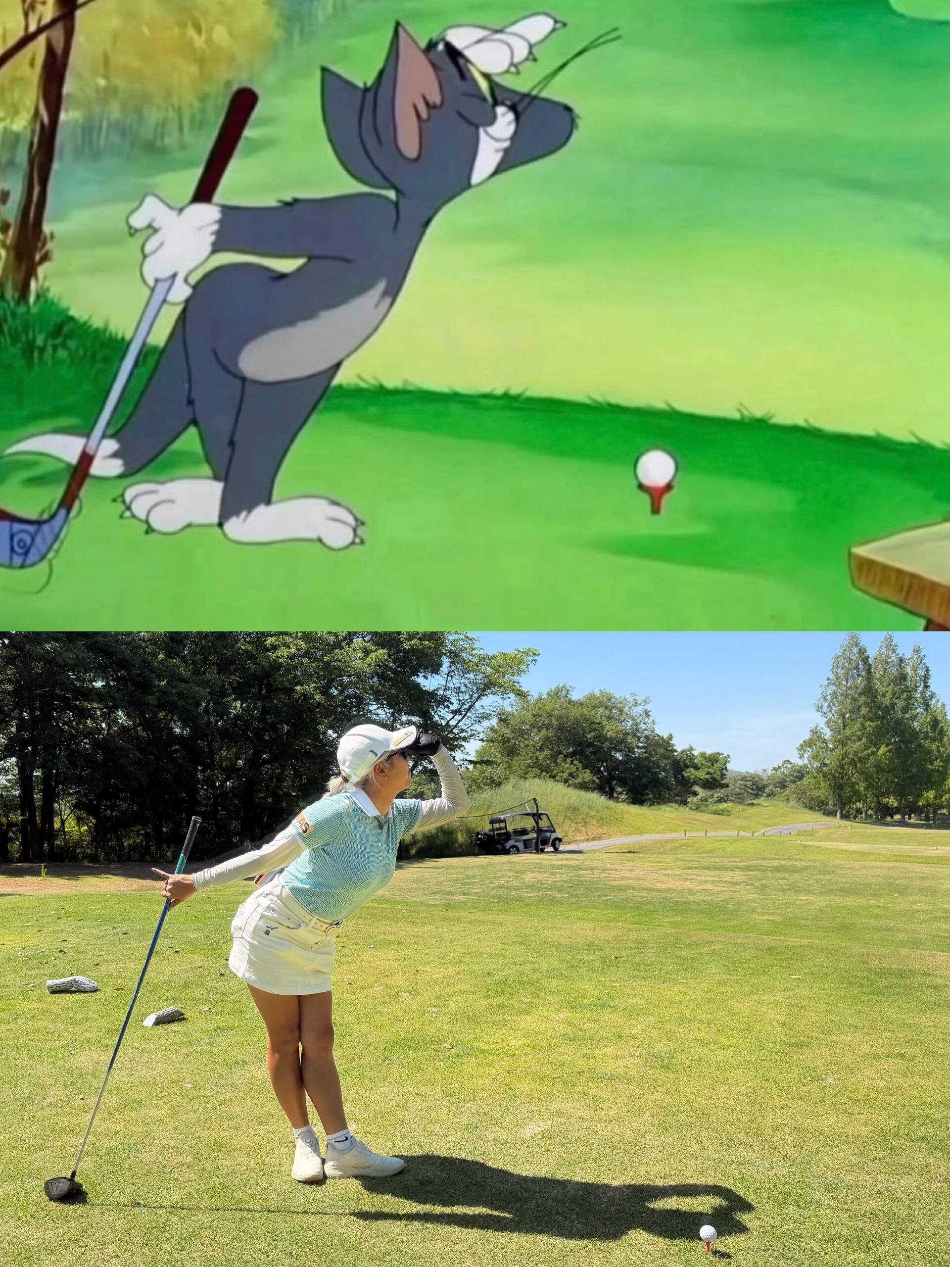Tom and Jerry のTomの真似してみた笑