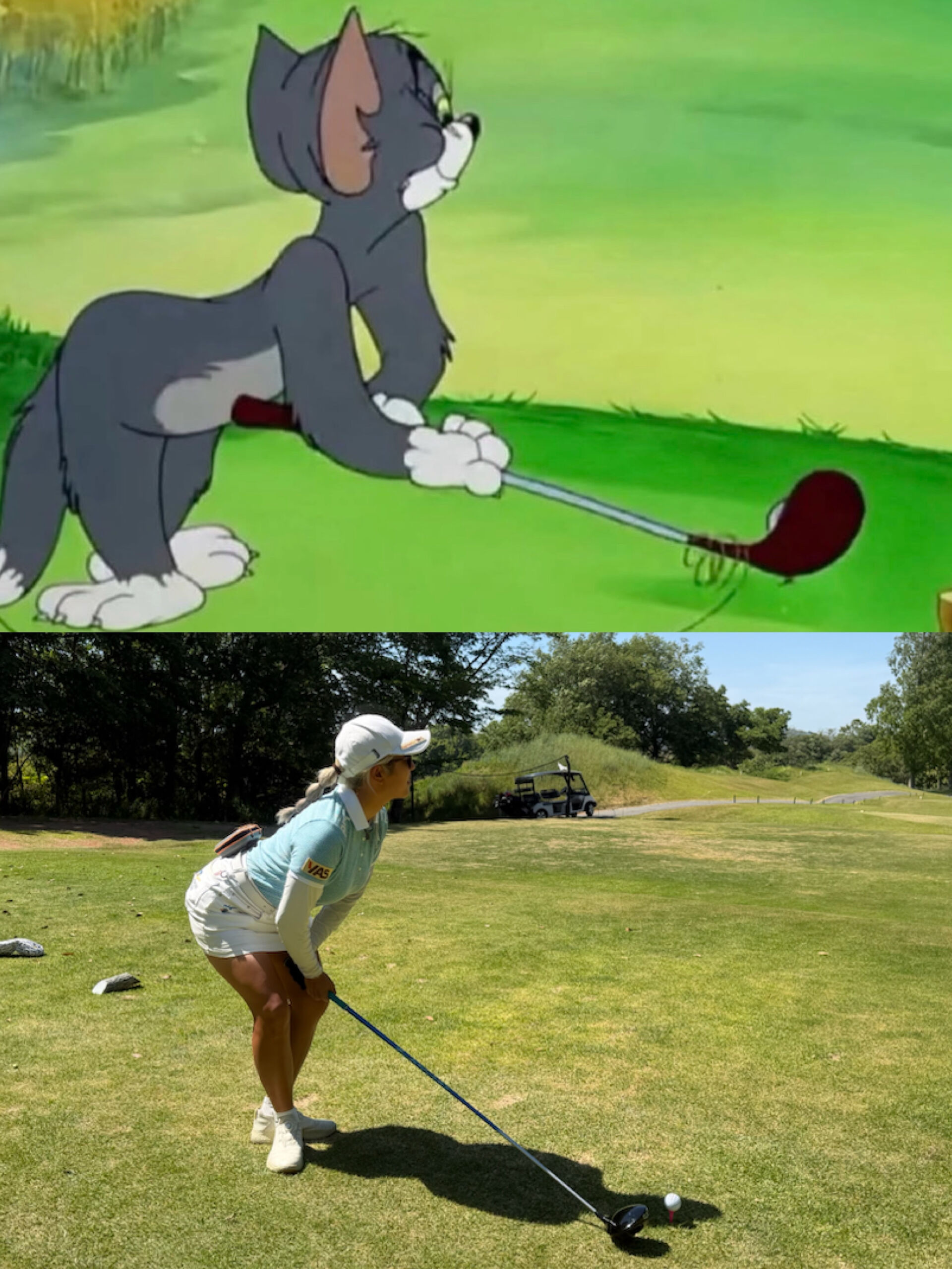 Tom and Jerry のTomの真似してみた笑
