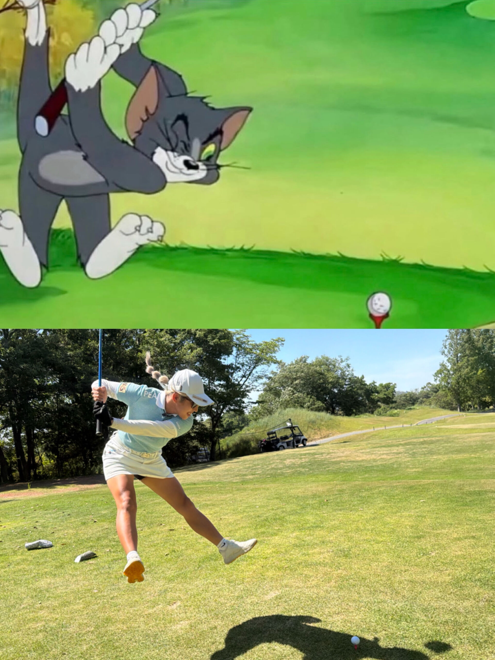 Tom and Jerry のTomの真似してみた笑