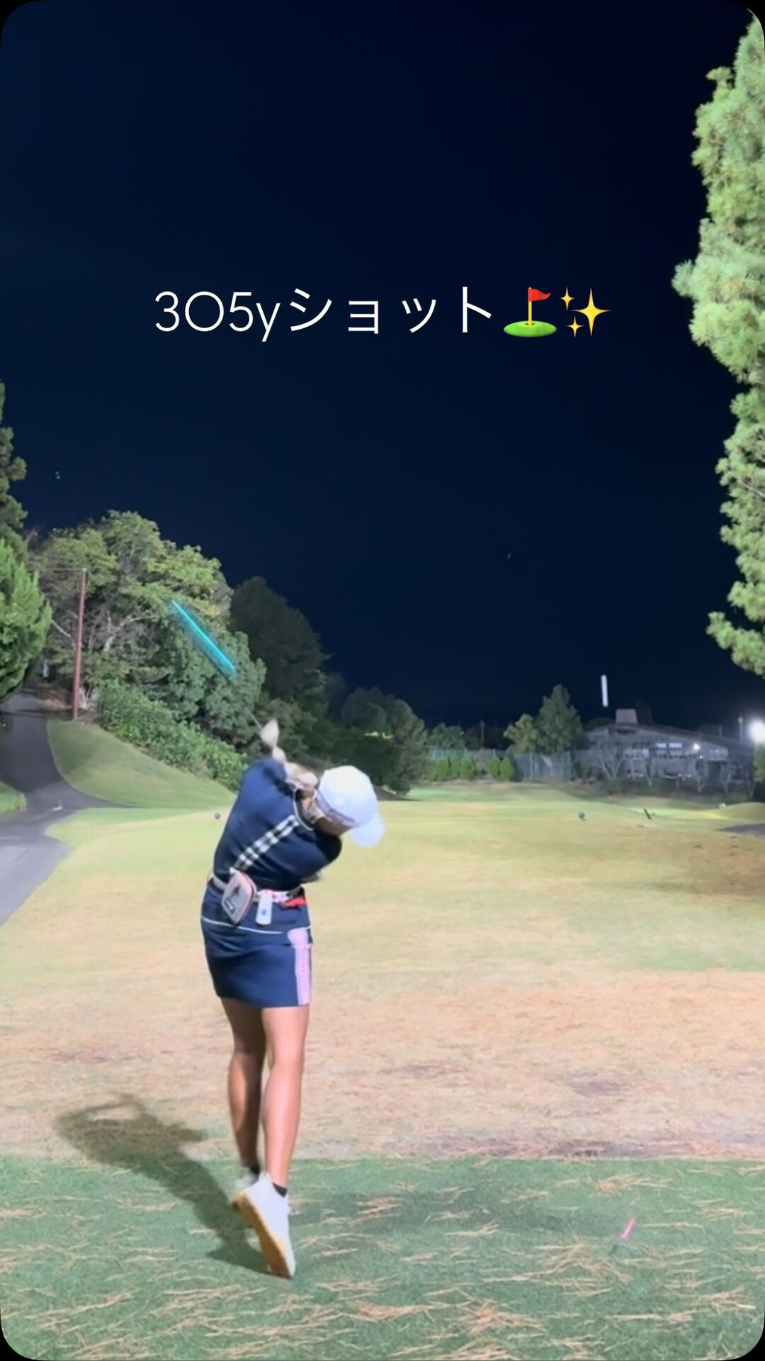 ラウンドでも結構振ってるよ〜🏌️‍♀️